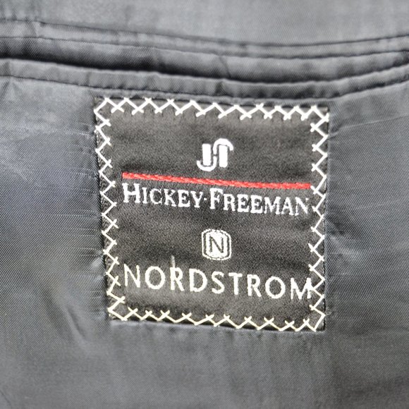 Hickey Freeman 42L Sport Coat Blazer Suit Jacket N - Picture 7 of 8